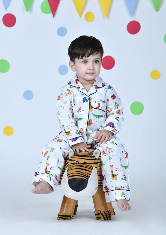 Jungle Safari Printed Pajama Set