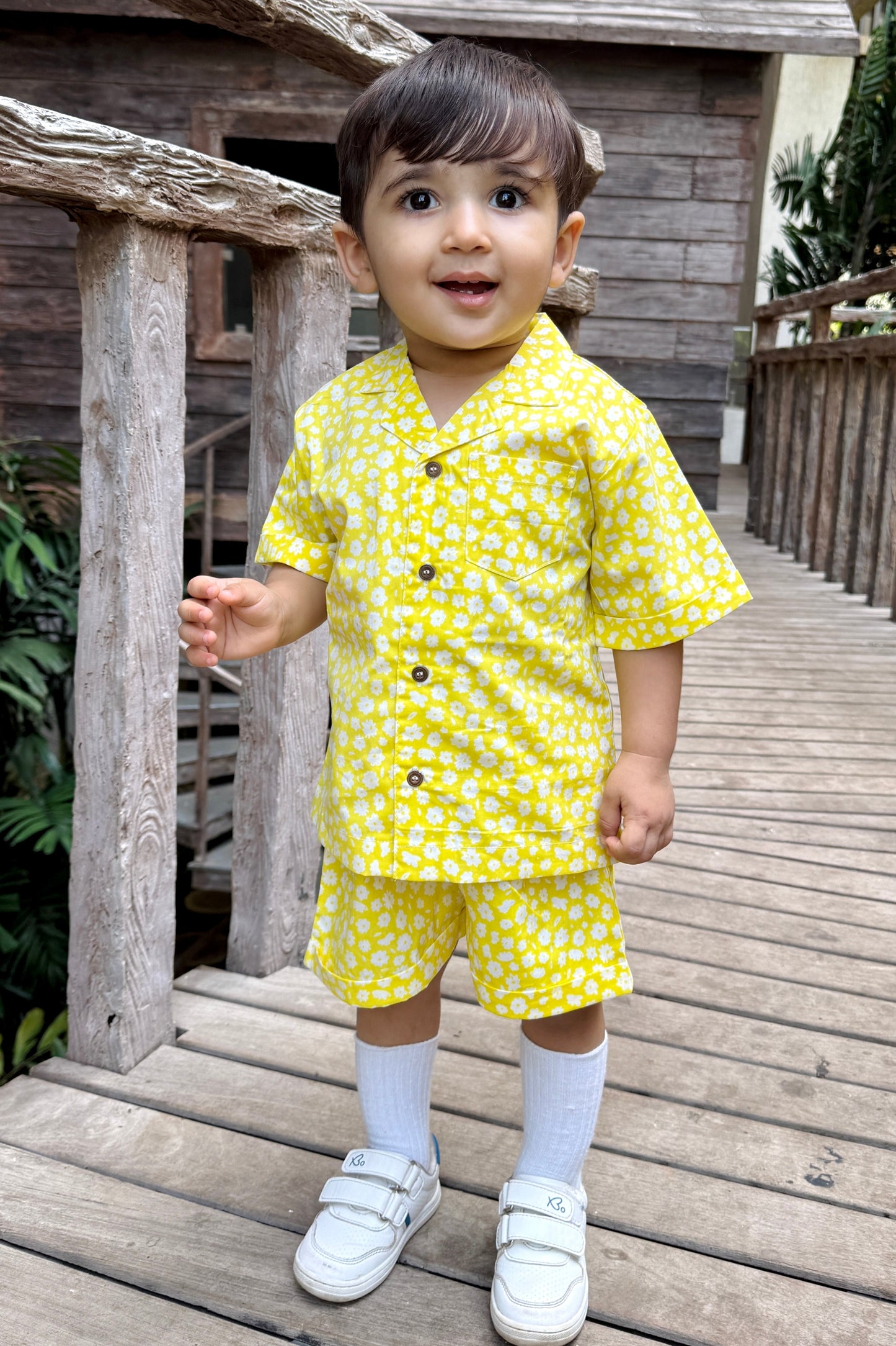 Sunshine Bloom Shorts Set