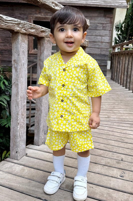 Sunshine Bloom Shorts Set