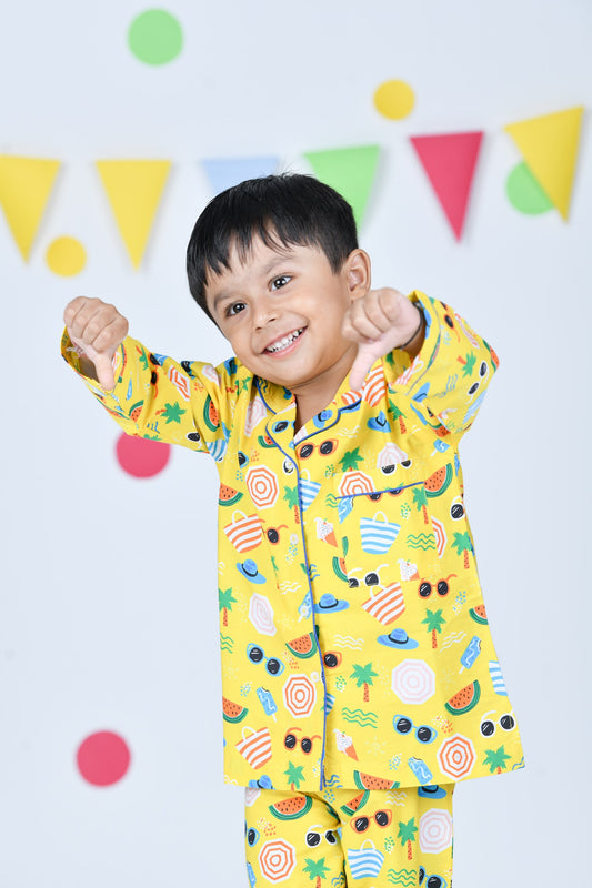 Yellow summer vibes Pajama set