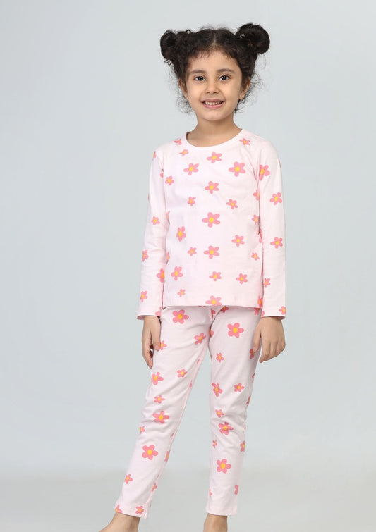 Blooming flower pyjama set