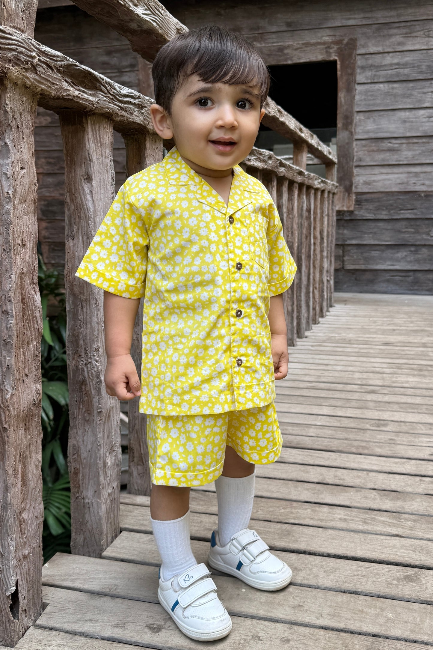 Sunshine Bloom Shorts Set