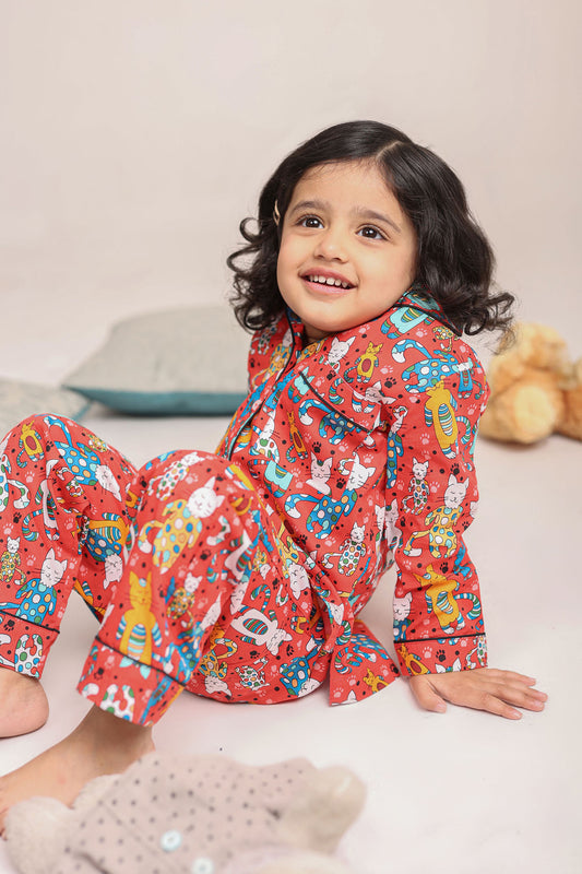 Cats World Nightsuit Set