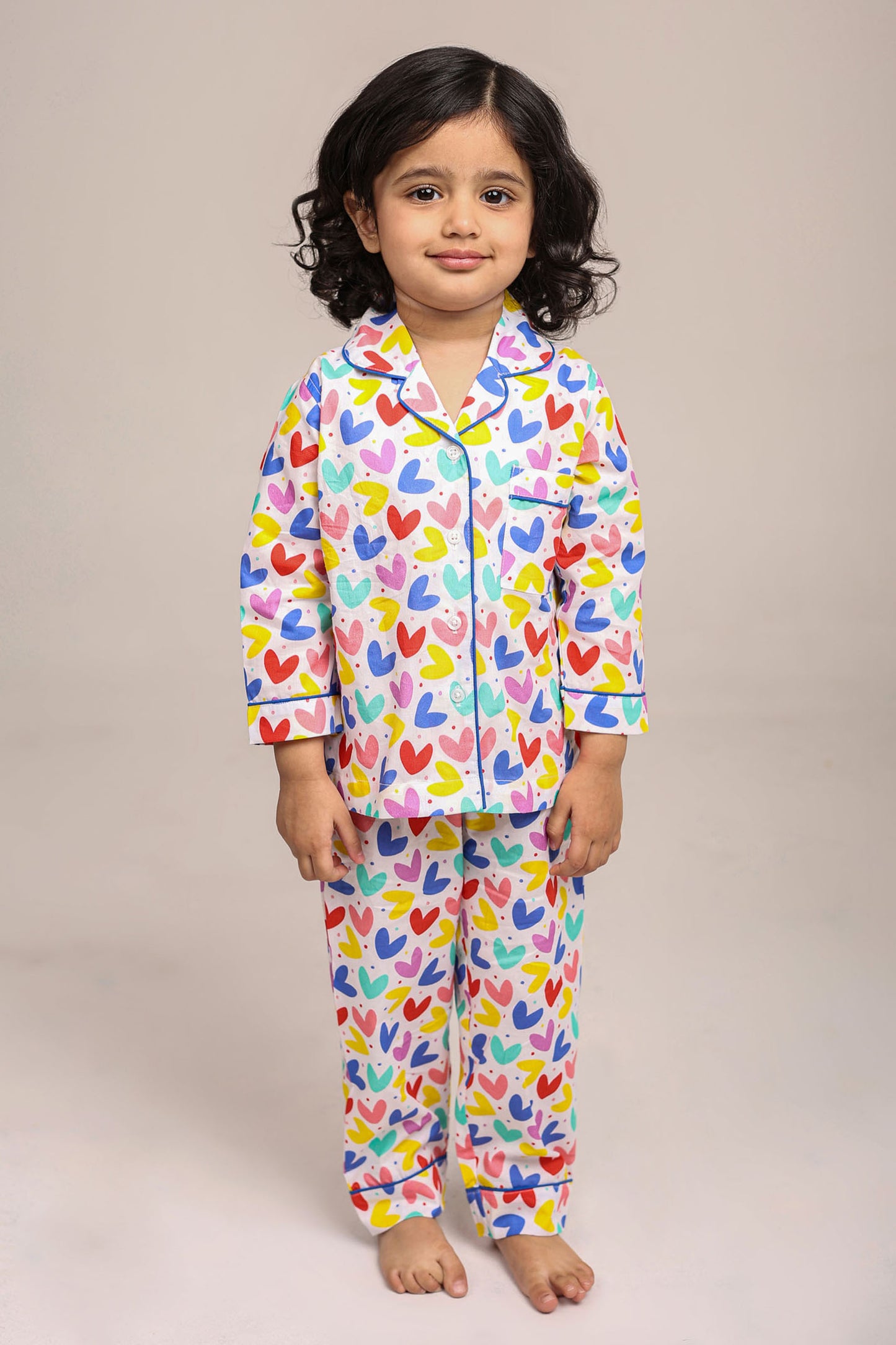 Cute Hearts Night suit set