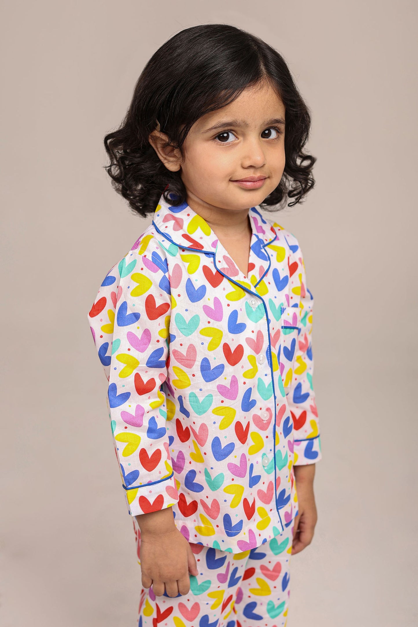 Cute Hearts Night suit set