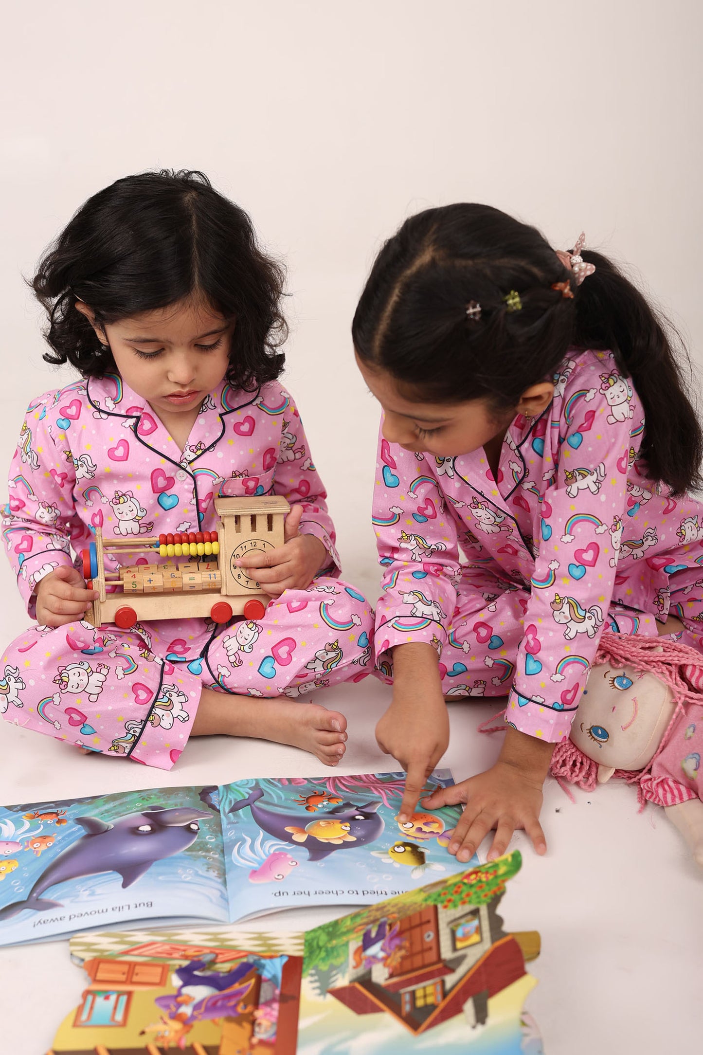 Pink Unicorn Night suit set