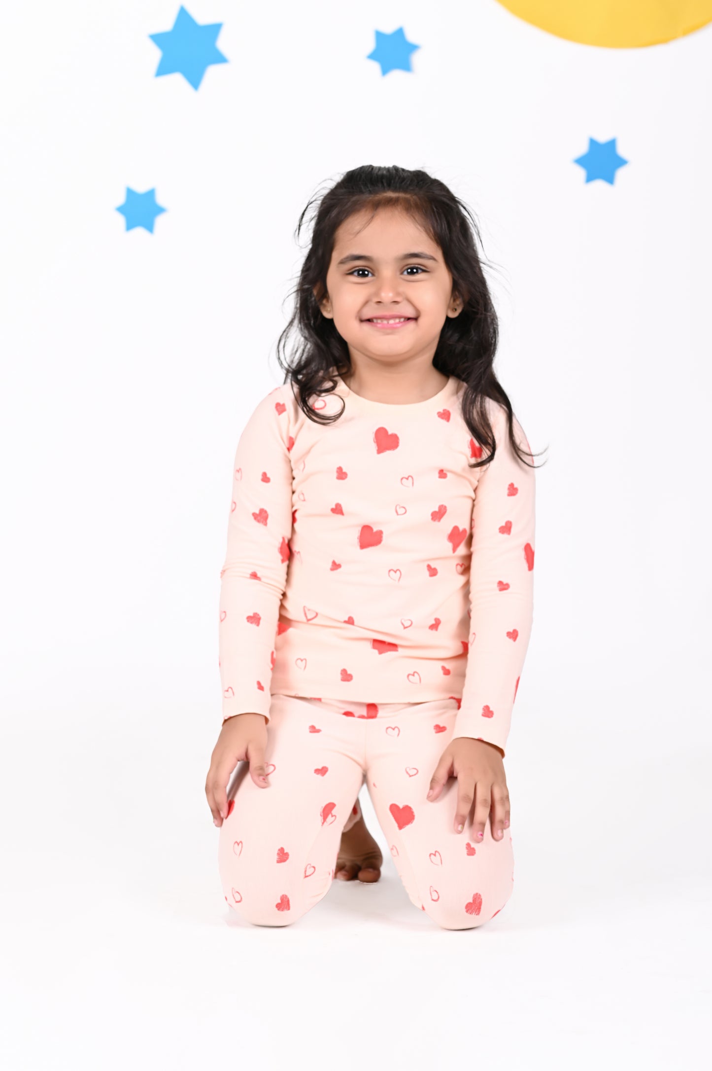 Little hearts pajama sets