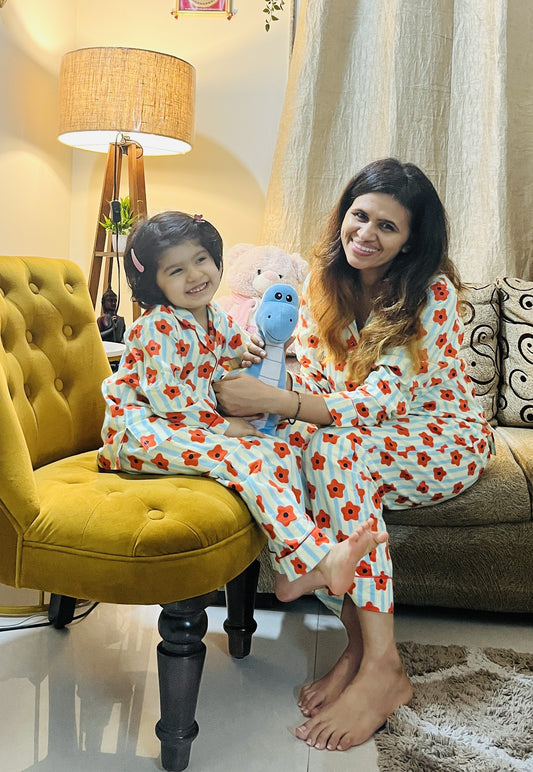 Blooming Paradise Nightsuit Set