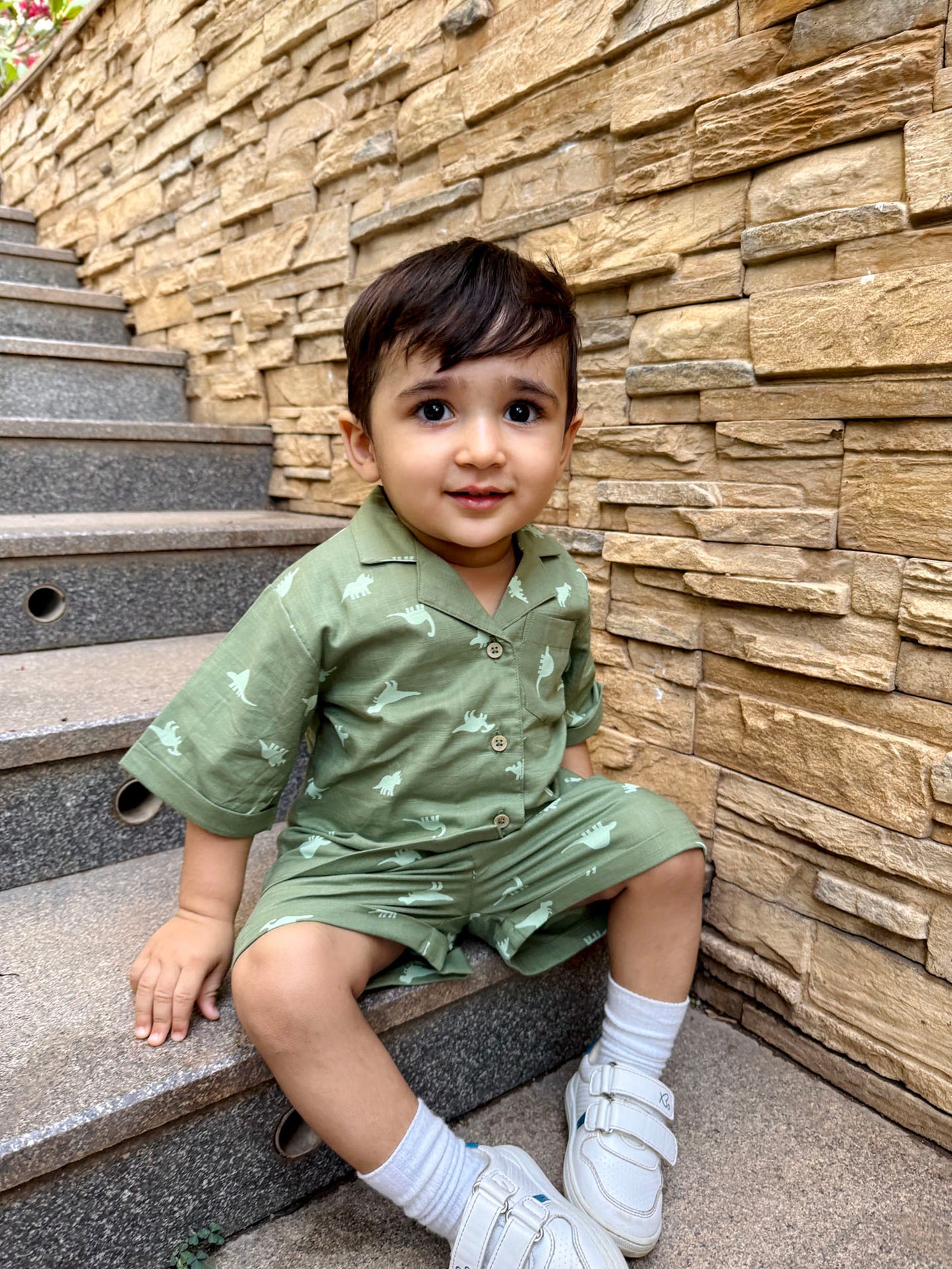 Dinosaurs Doodles Shorts Set