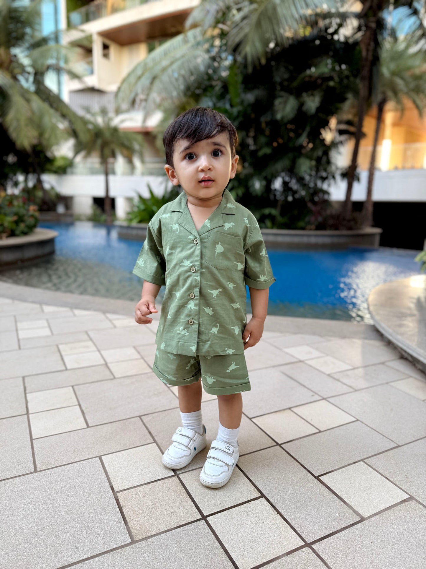 Dinosaurs Doodles Shorts Set