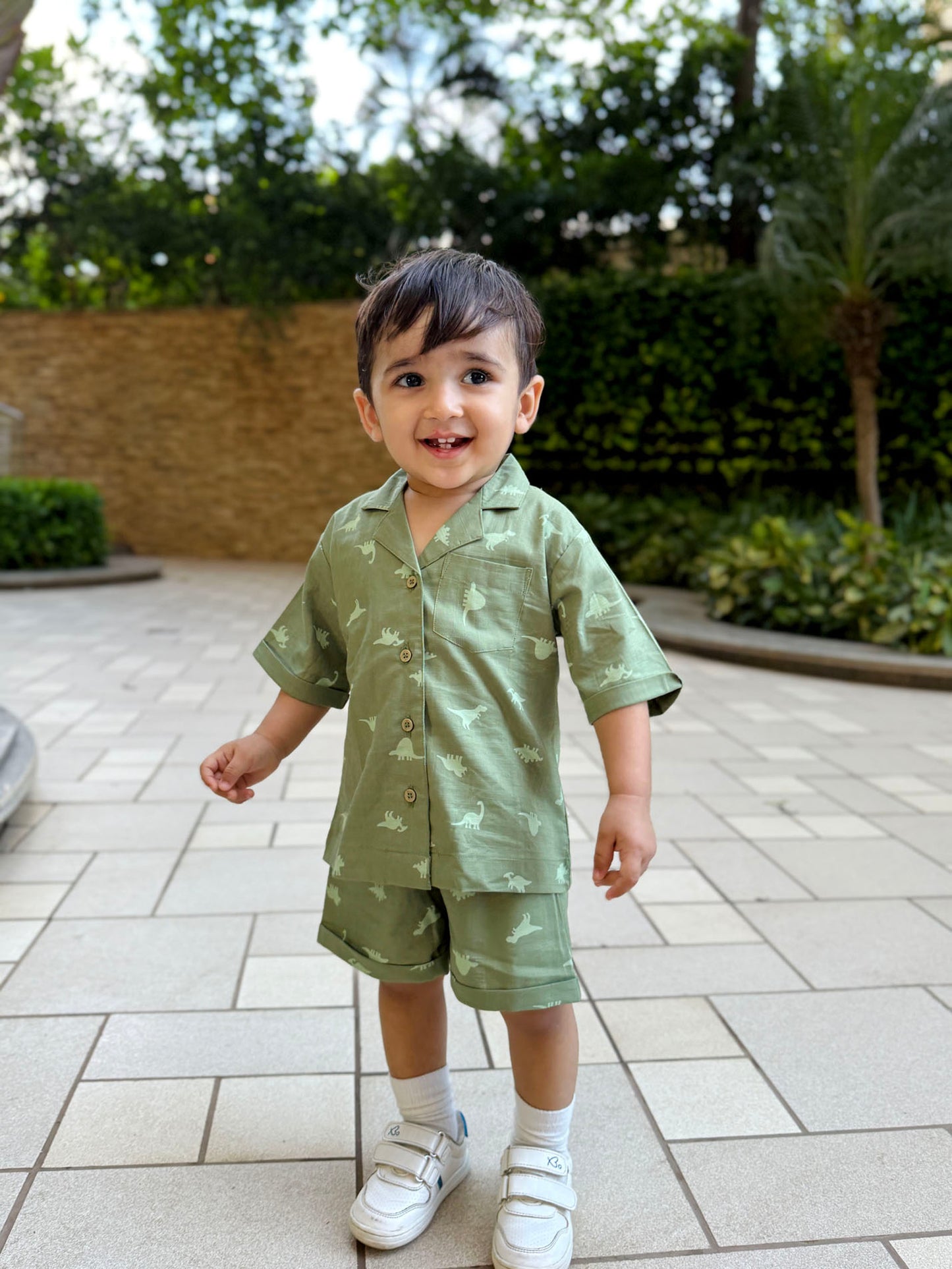 Dinosaurs Doodles Shorts Set