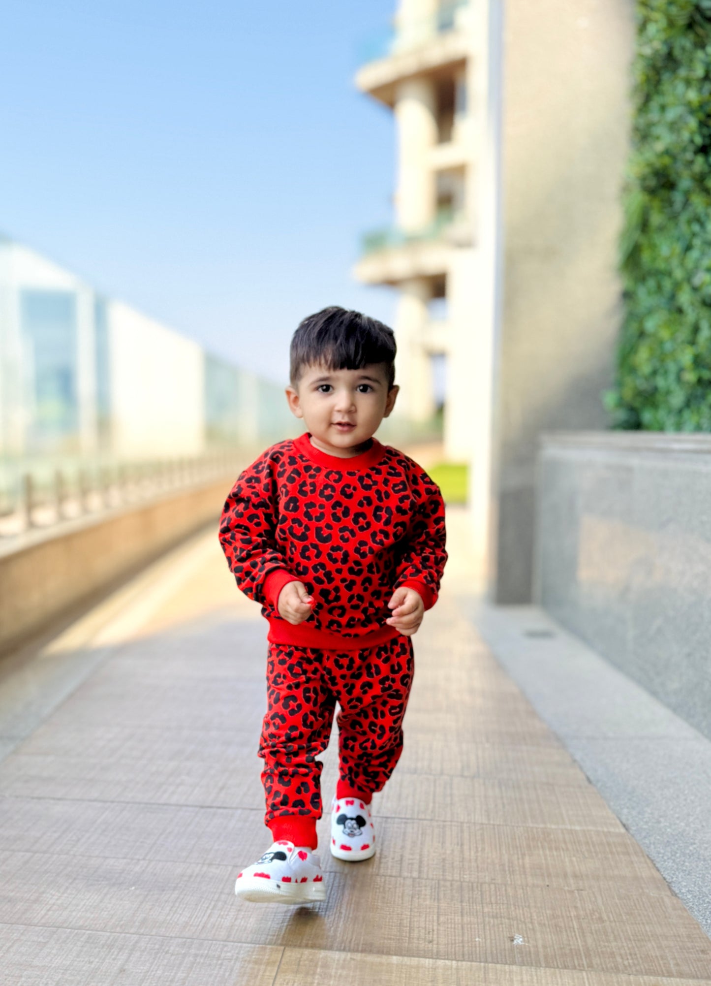 Leopard Print Joggers set