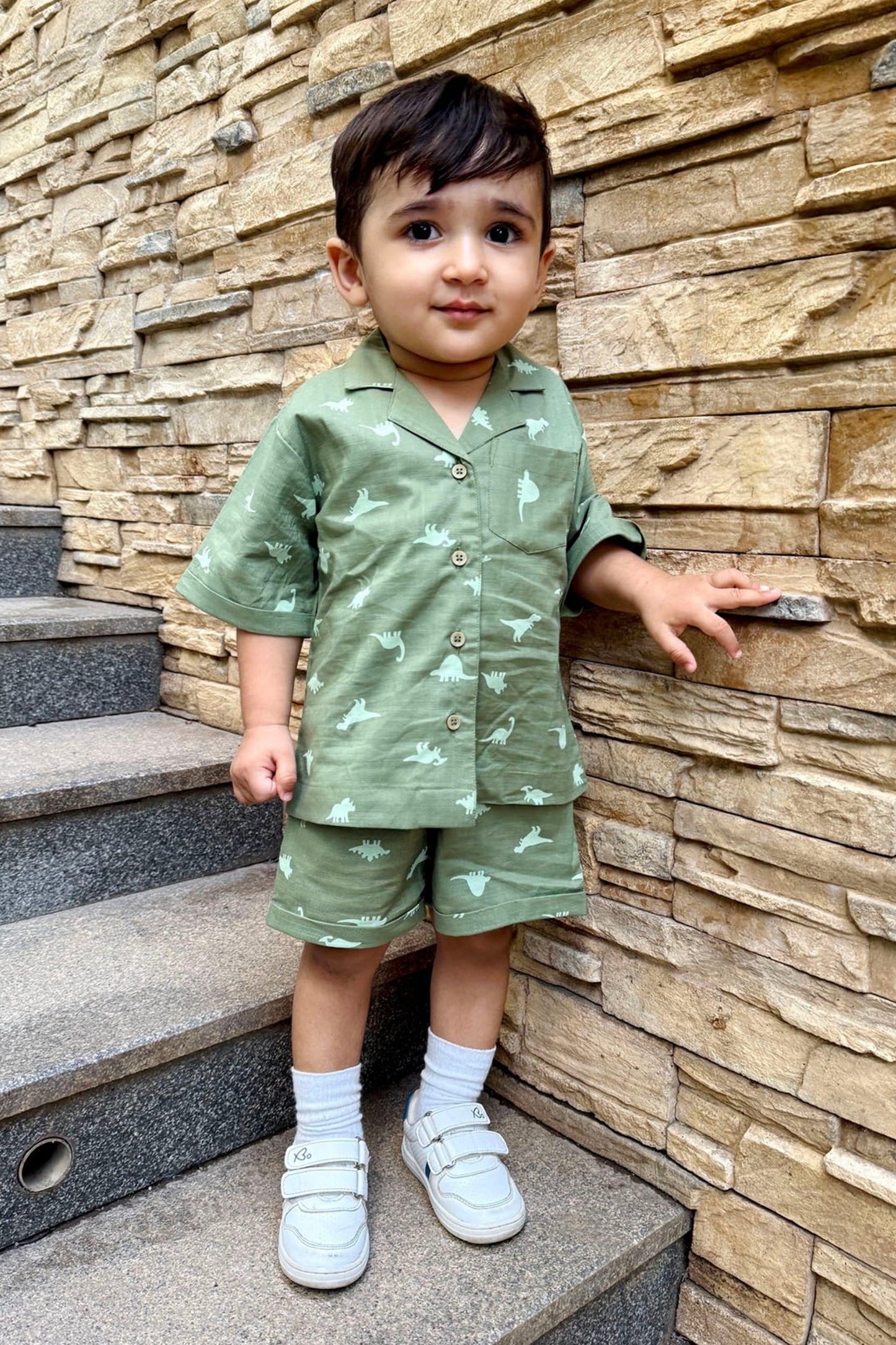 Dinosaurs Doodles Shorts Set