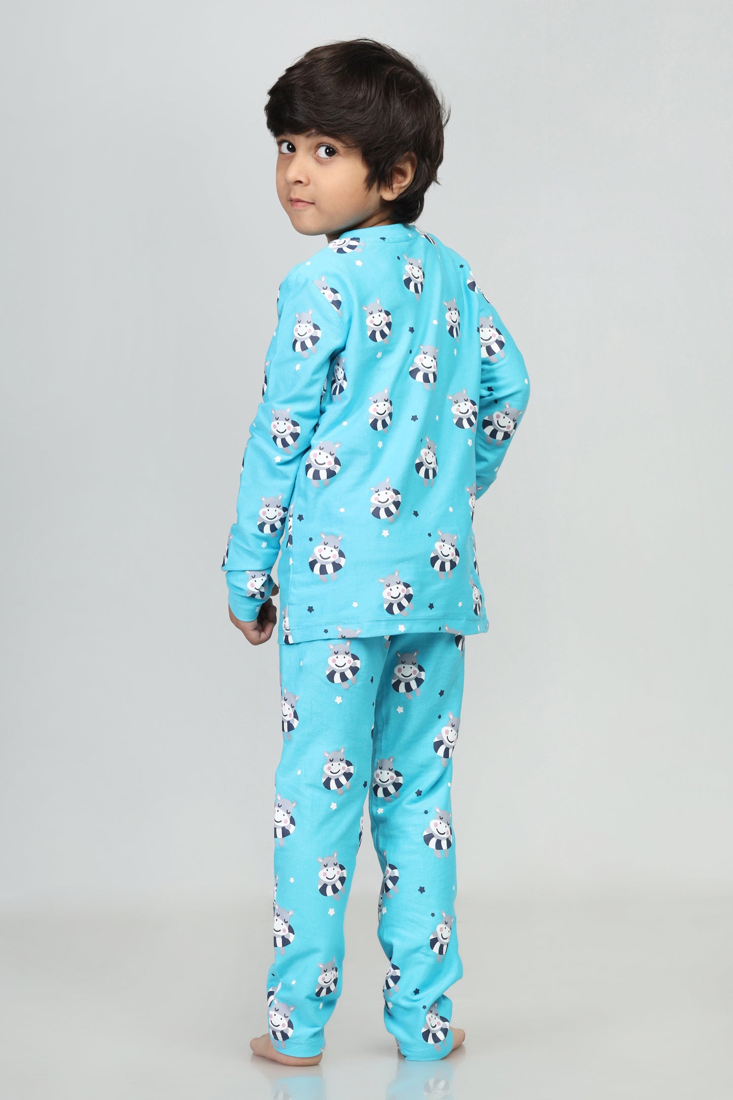 Cute hippo pyjama set