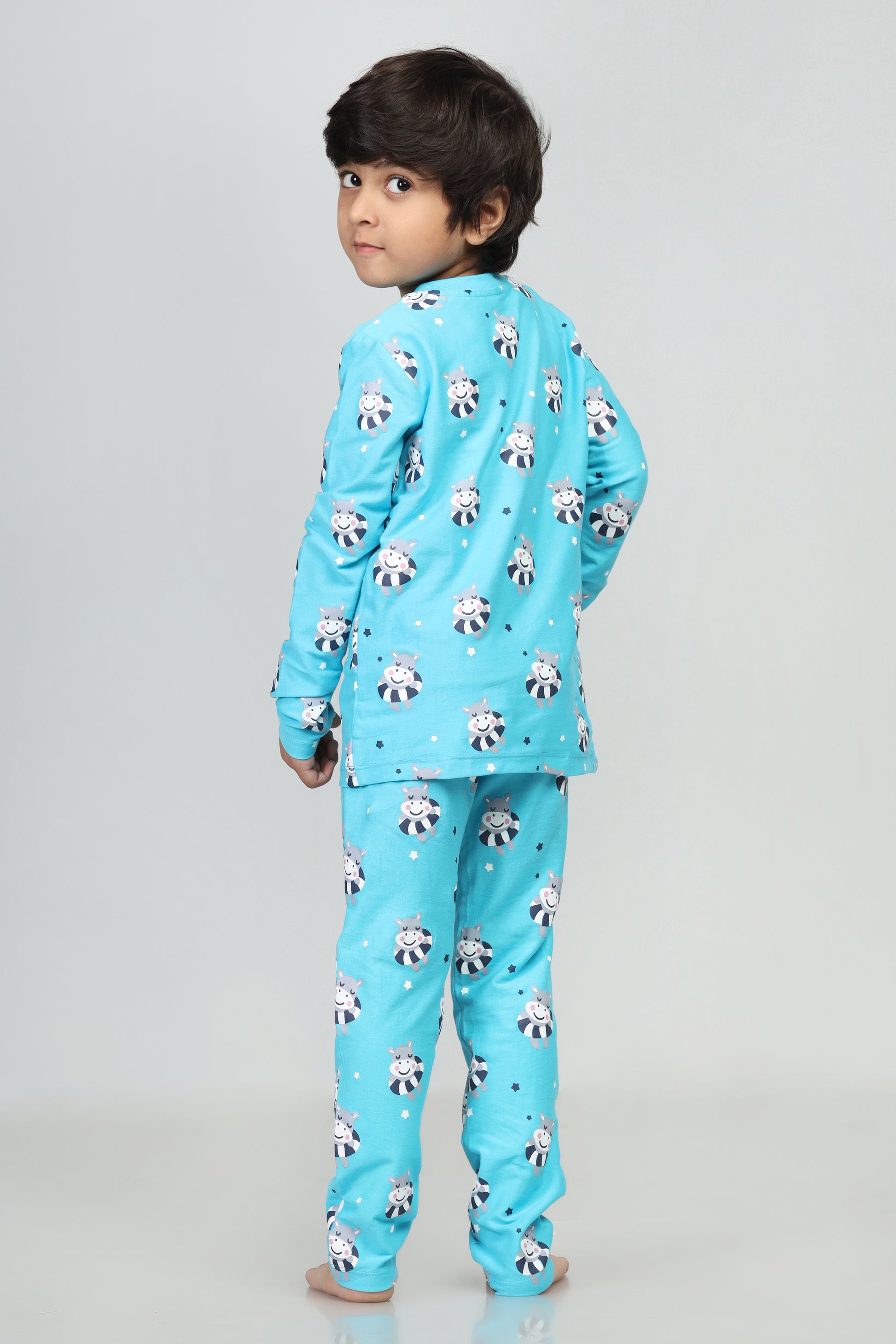 Cute hippo pyjama set
