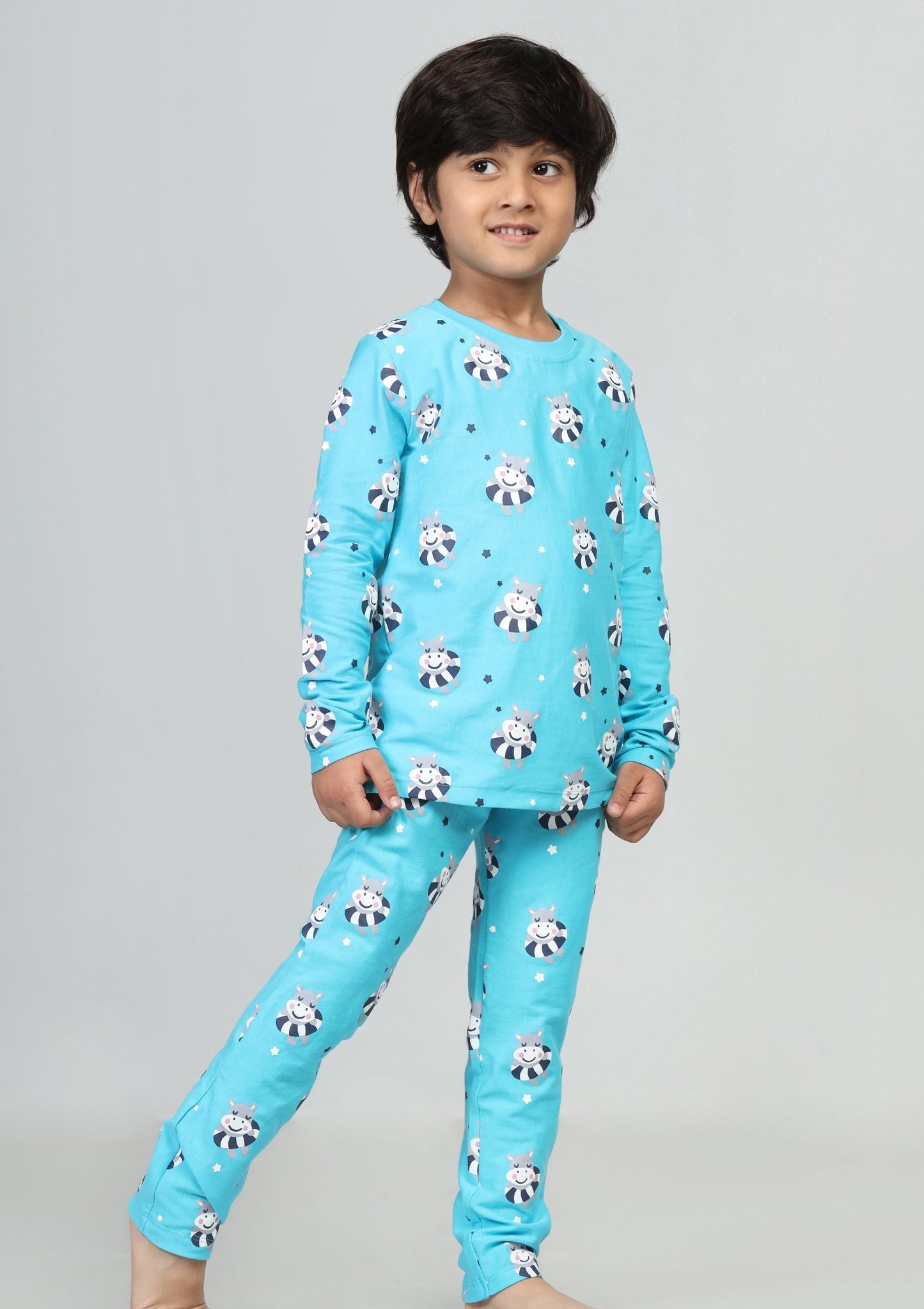 Cute hippo pyjama set