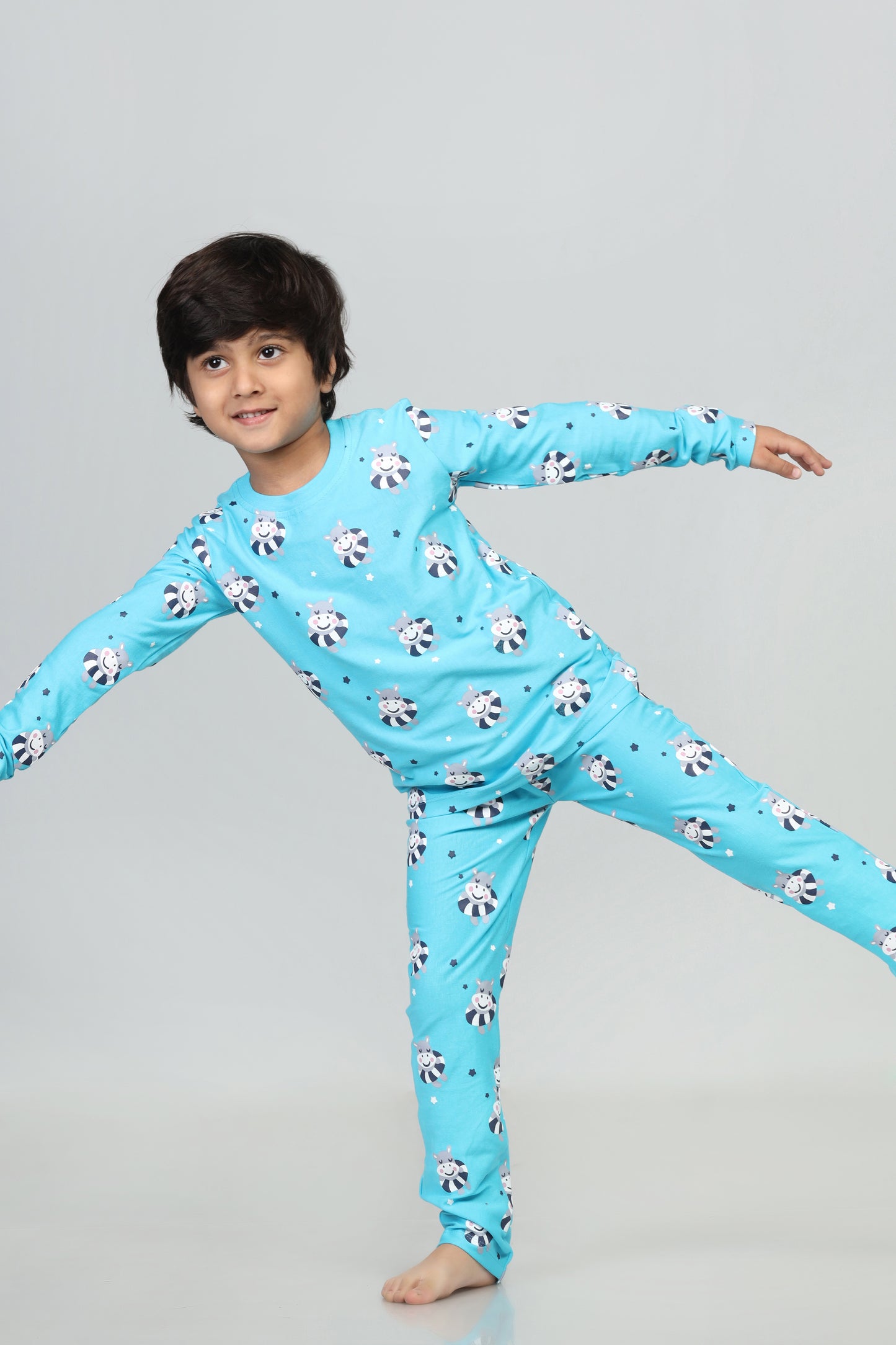 Cute hippo pyjama set