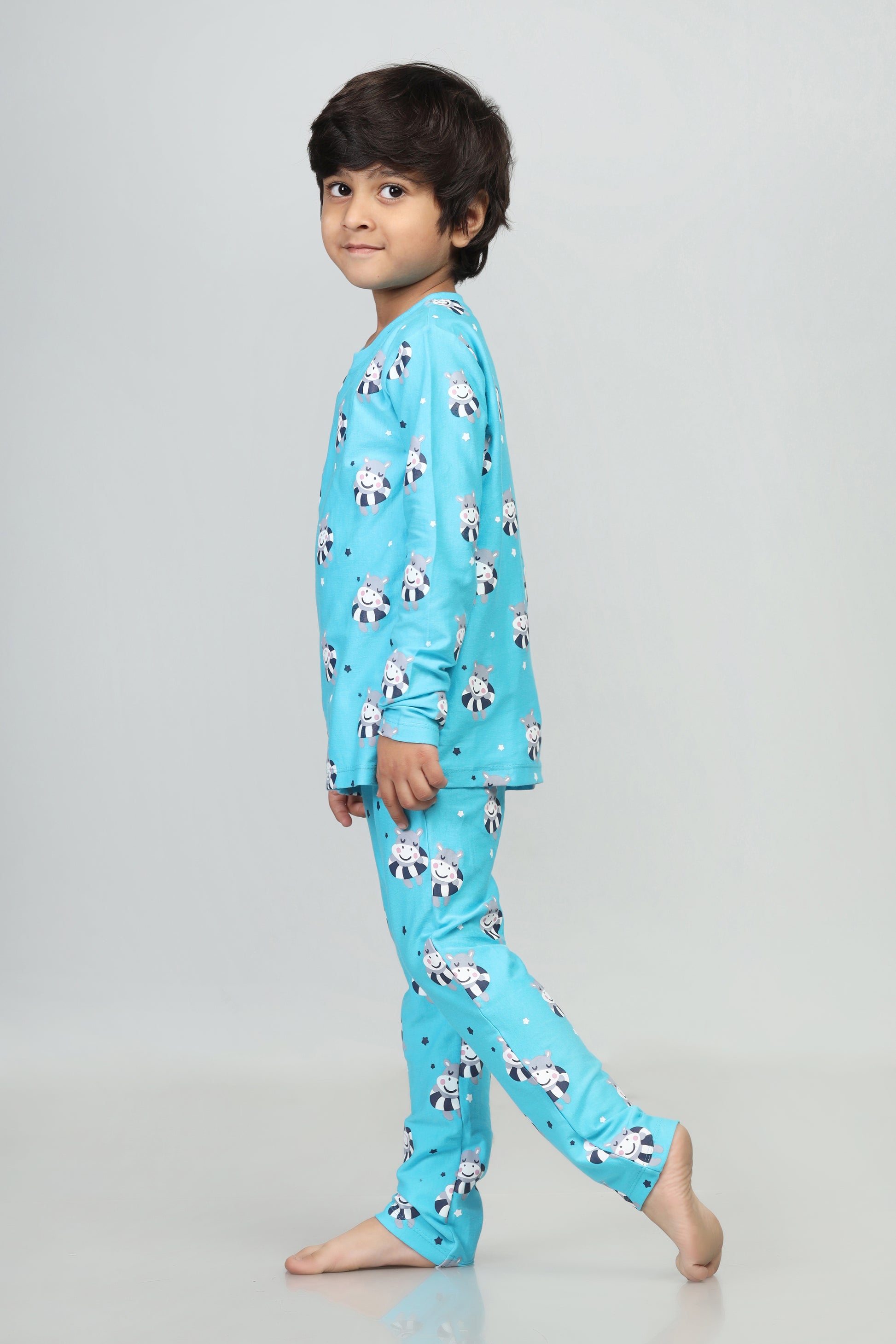 Cute hippo pyjama set