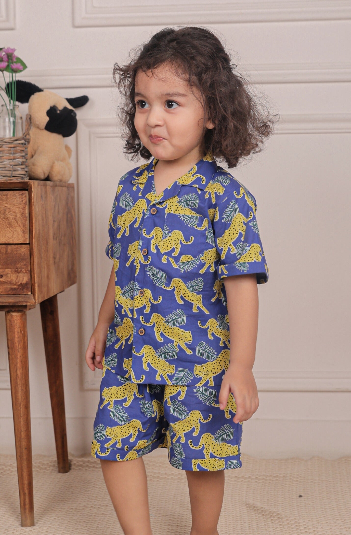 Tropical leopard Co-ord set for Boys