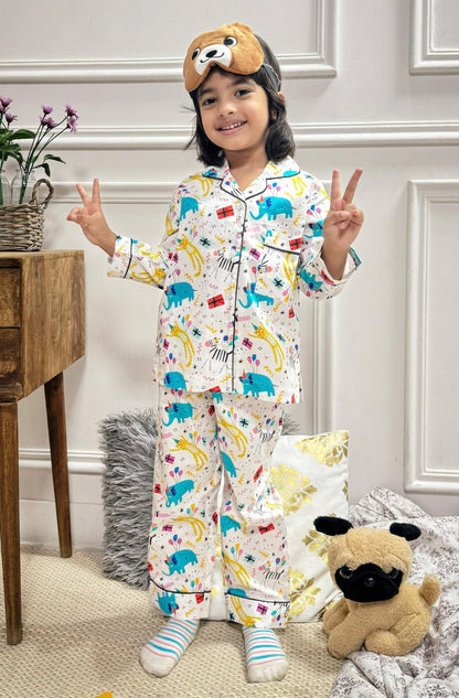 Animal Circus Fun Night Suit set