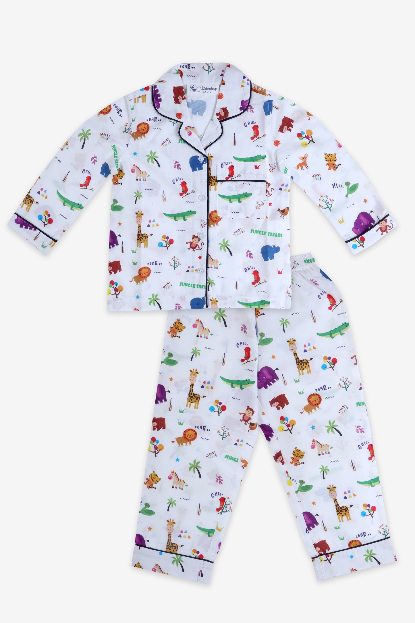 Jungle Safari Printed Pajama Set
