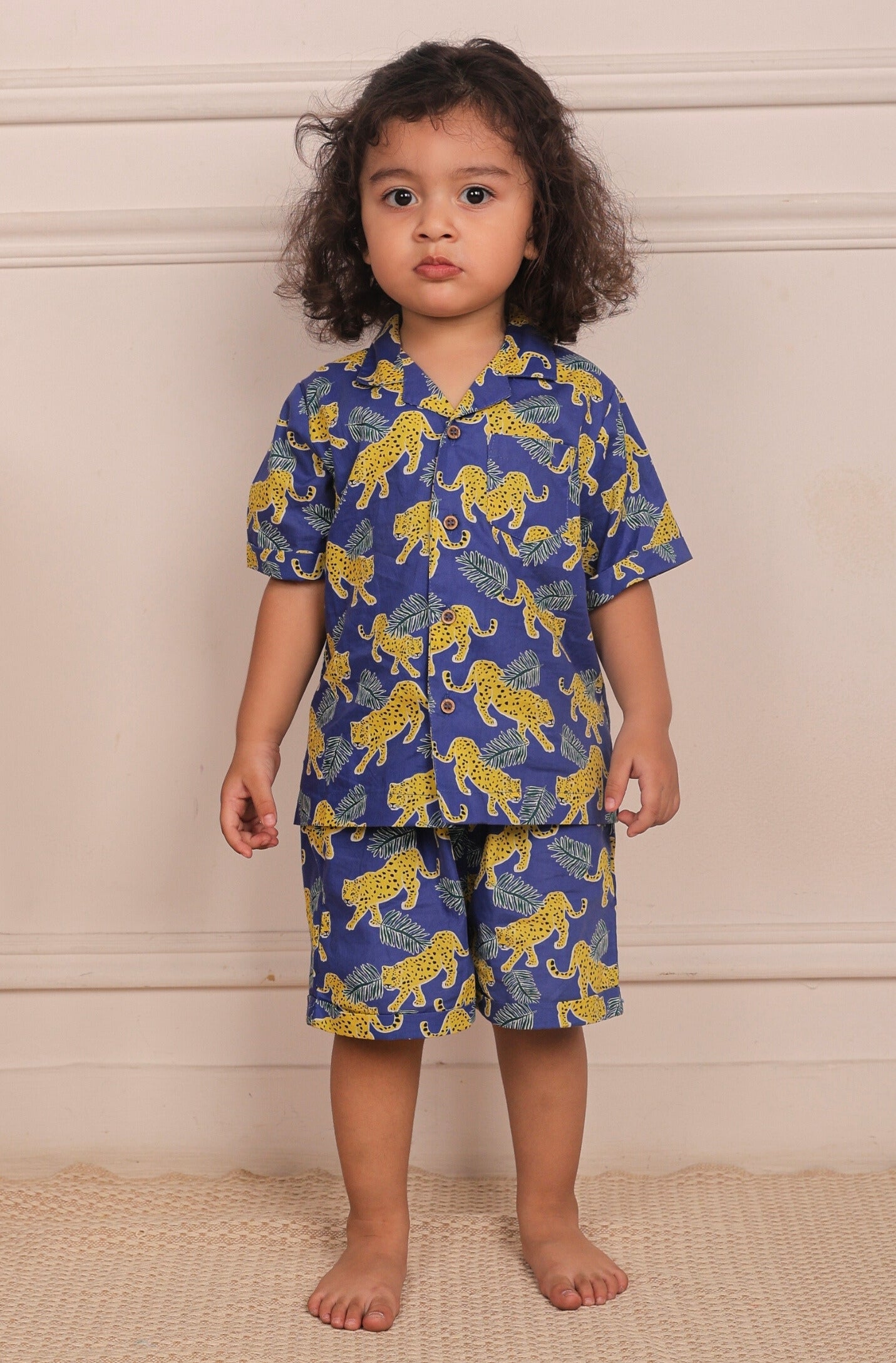 Tropical leopard Co-ord set for Boys