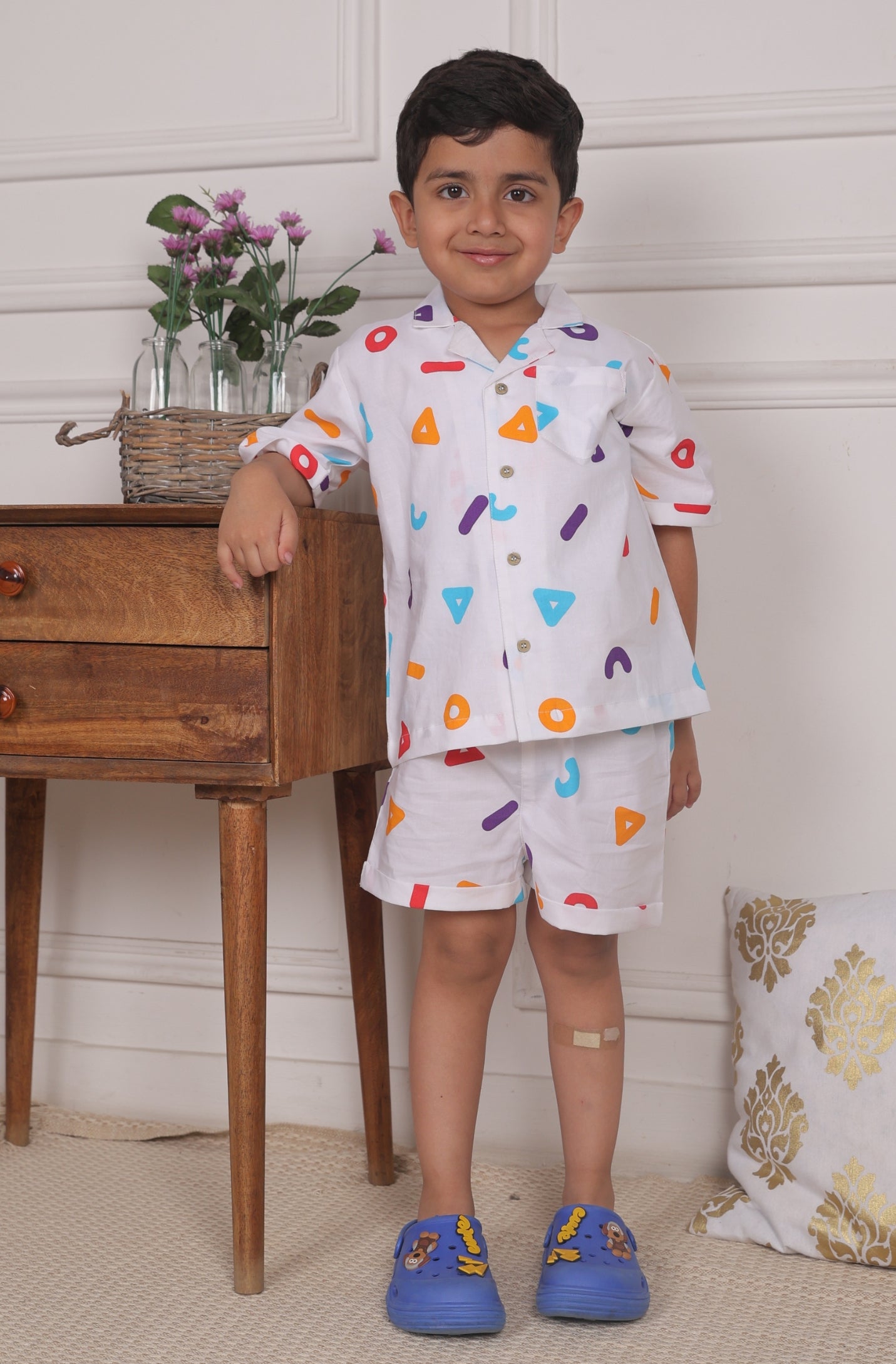 Cute Alphabets Co-ord set for  Boys