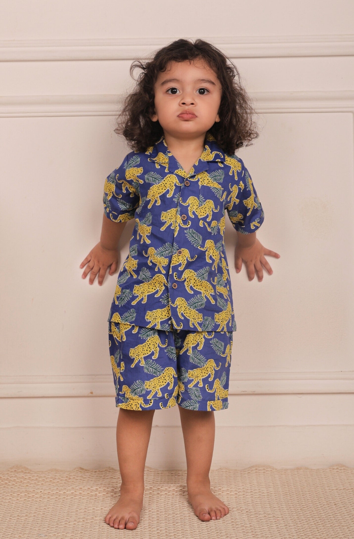 Tropical leopard Co-ord set for Boys