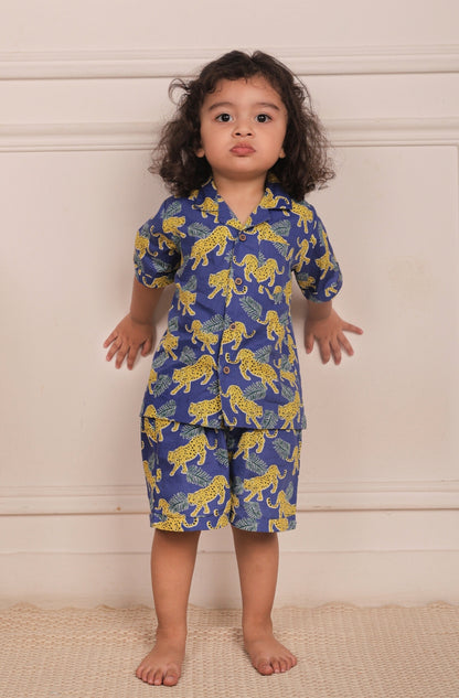 Tropical leopard Co-ord set for Boys