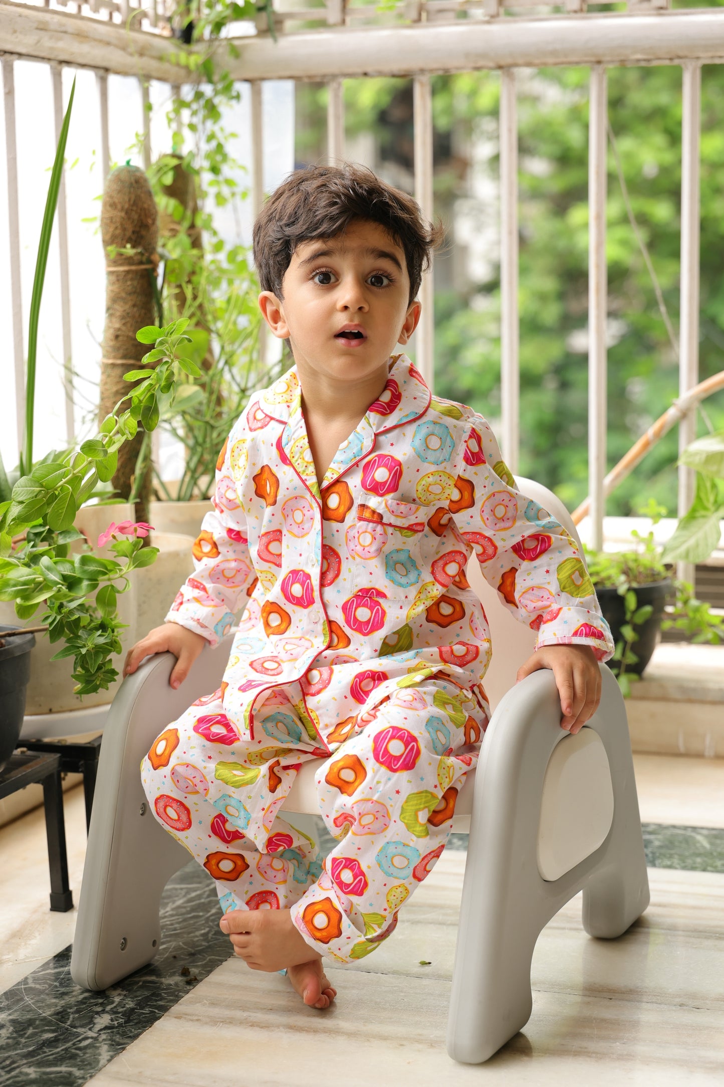 Donuts Delight Night suit set