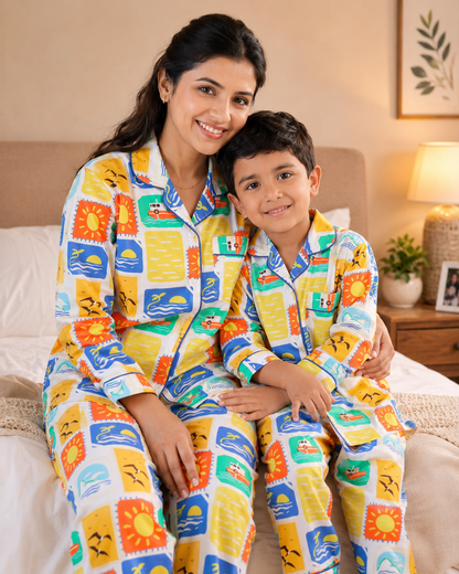 Summer days Night Suit set