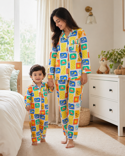 Summer days Night Suit set
