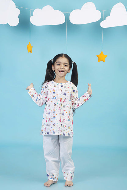 Unicorn Princess  Kurta Pajama Set