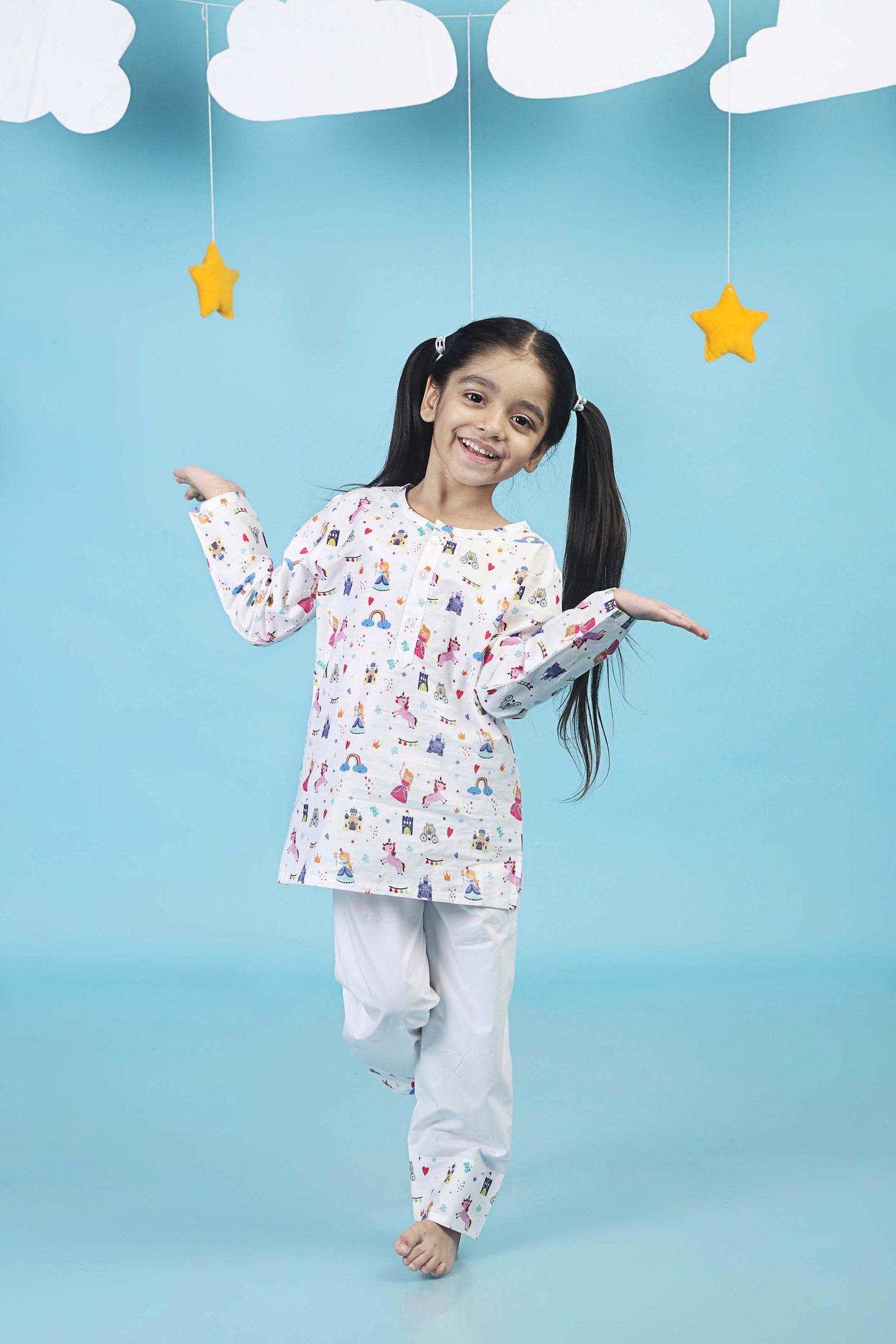 Unicorn Princess  Kurta Pajama Set