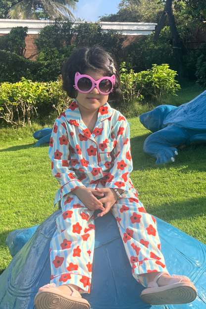 Blooming paradise Night Suit set