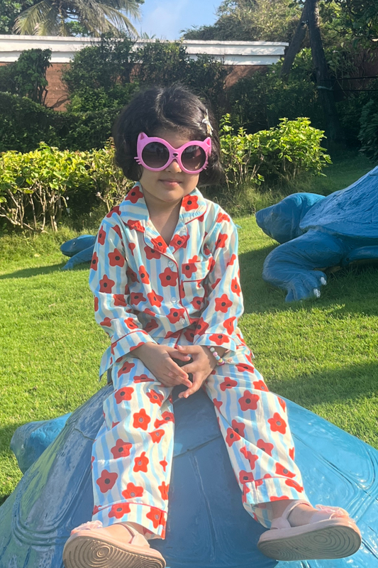 Blooming paradise Night Suit set