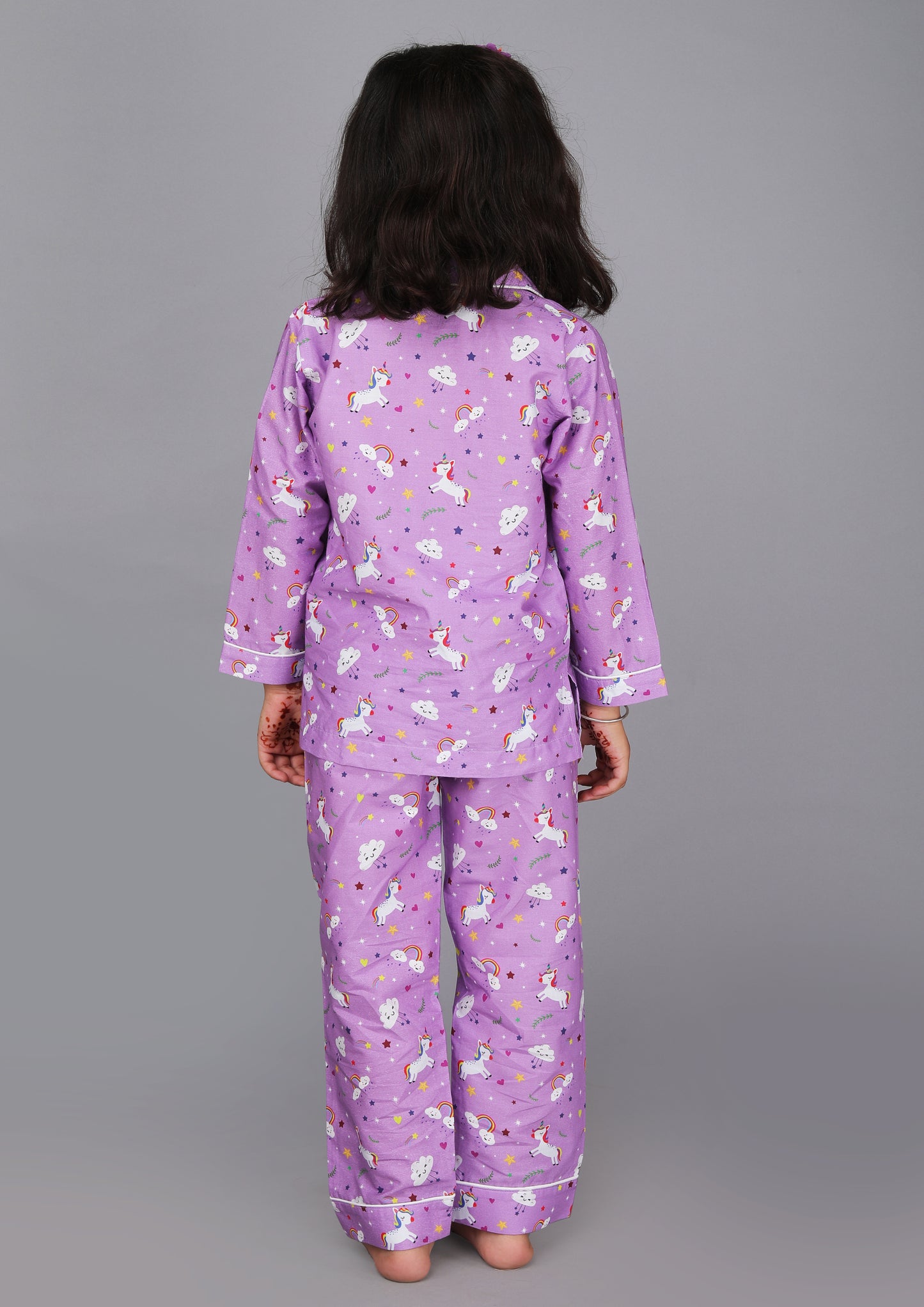 PJ Unicorn Purple Light Purple Pajama Set