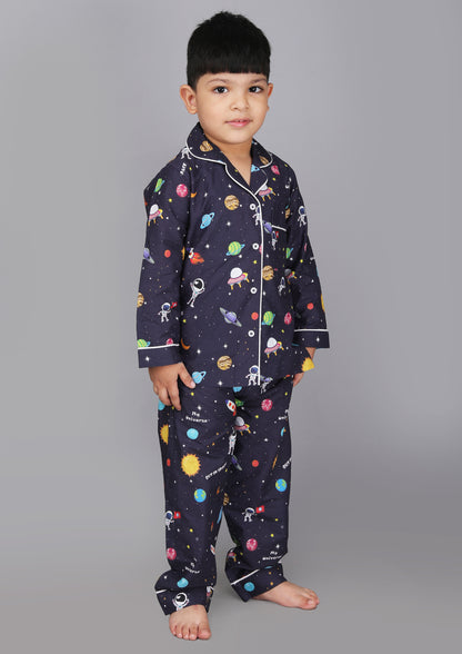 PJ My Universe Dark Blue Pajama Set