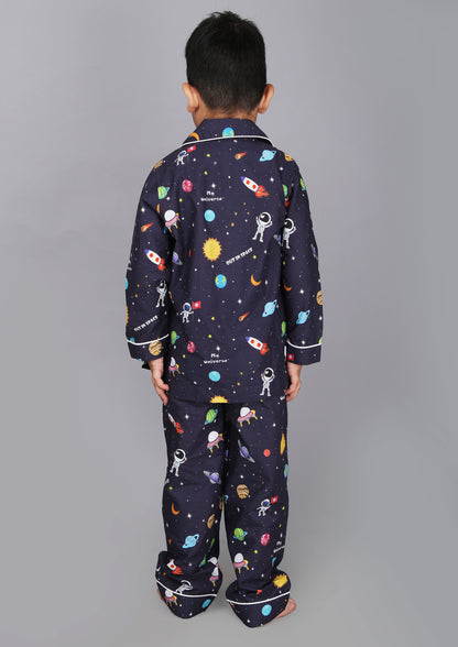 PJ My Universe Dark Blue Pajama Set