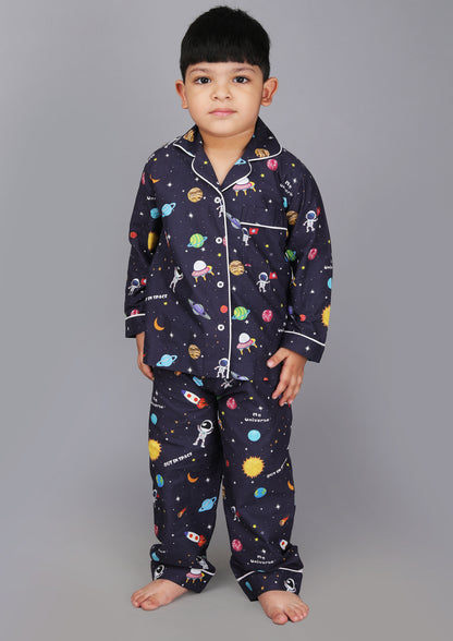 PJ My Universe Dark Blue Pajama Set