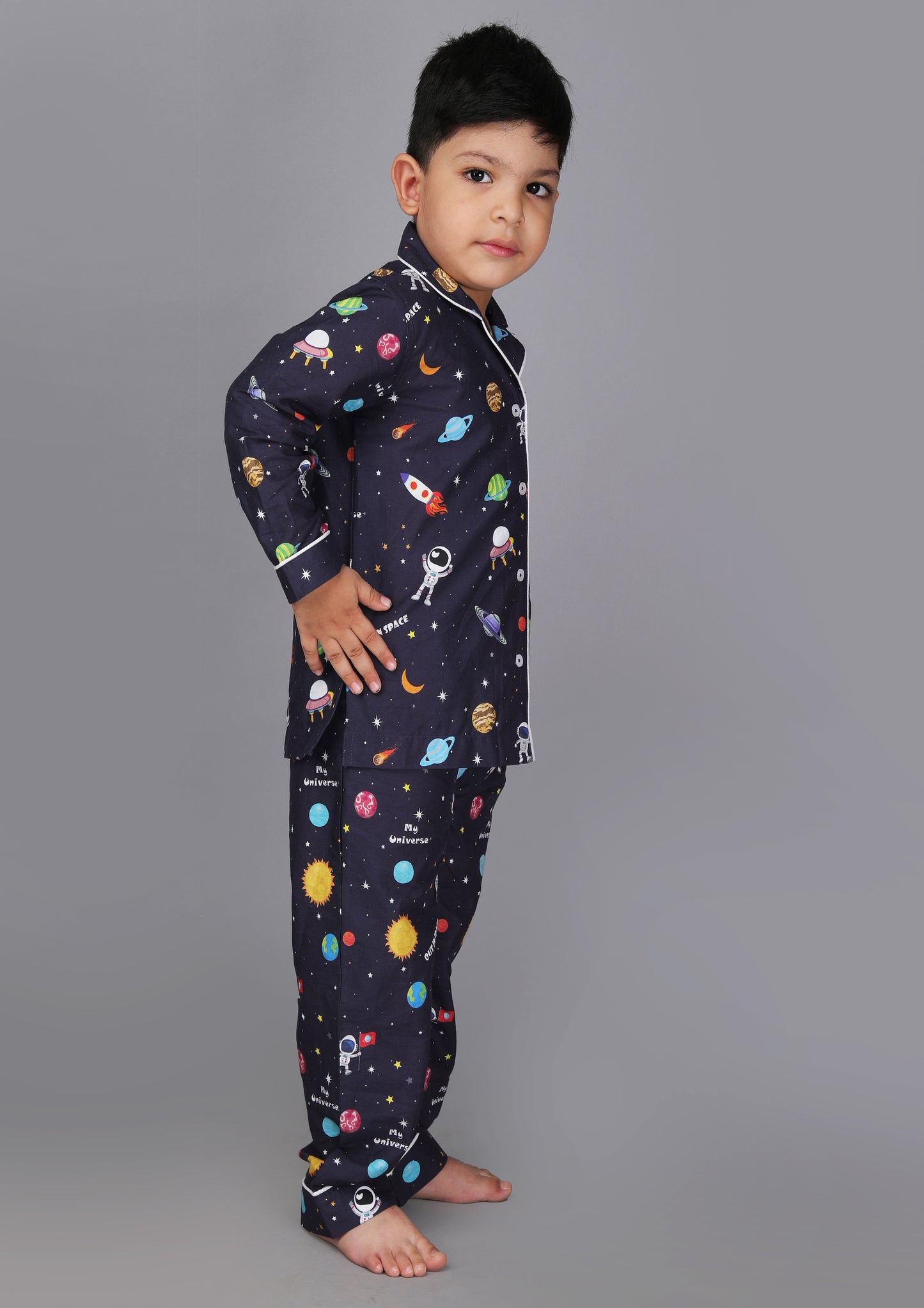 PJ My Universe Dark Blue Pajama Set