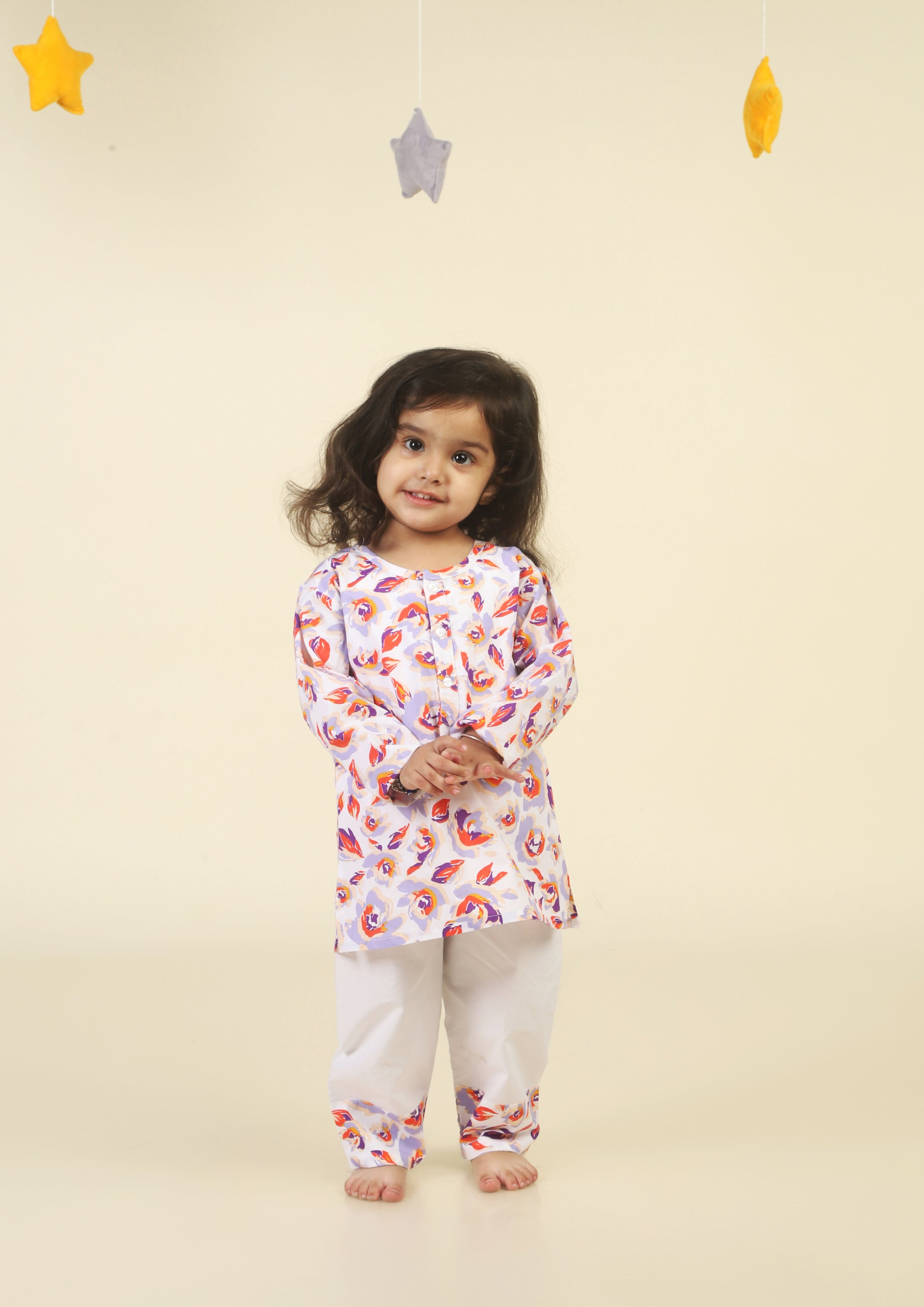 White kurta for sales kids girls